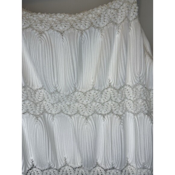 Show Me Your Mumu White Boho Crochet Tassel Tank Top Festival Beach Summer M - Picture 3 of 8